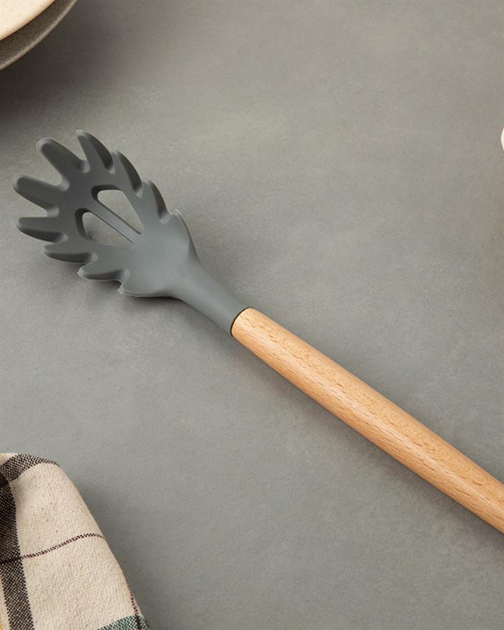Liana Silikon Spagetti Kaşığı Gri