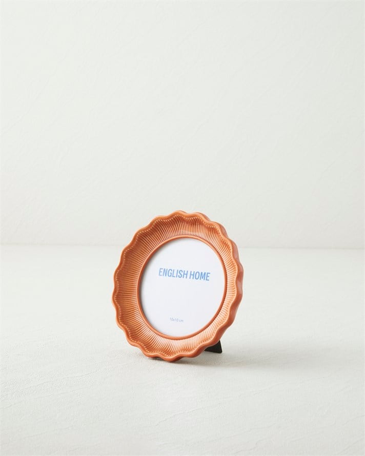 Likya Reçine Çerçeve 10x10 cm Turuncu