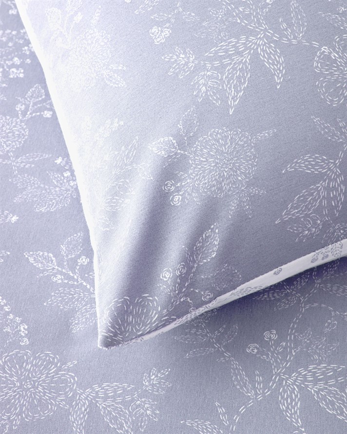 Lilitha Kolay Ütülenir Çift Kişilik Çarşaflı Nevresim Takımı 200x220 cm Lila