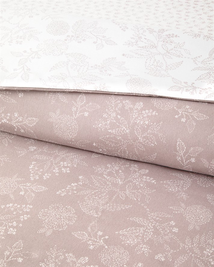 Lilitha Kolay Ütülenir Çift Kişilik Nevresim Takımı 200x220 cm Pudra