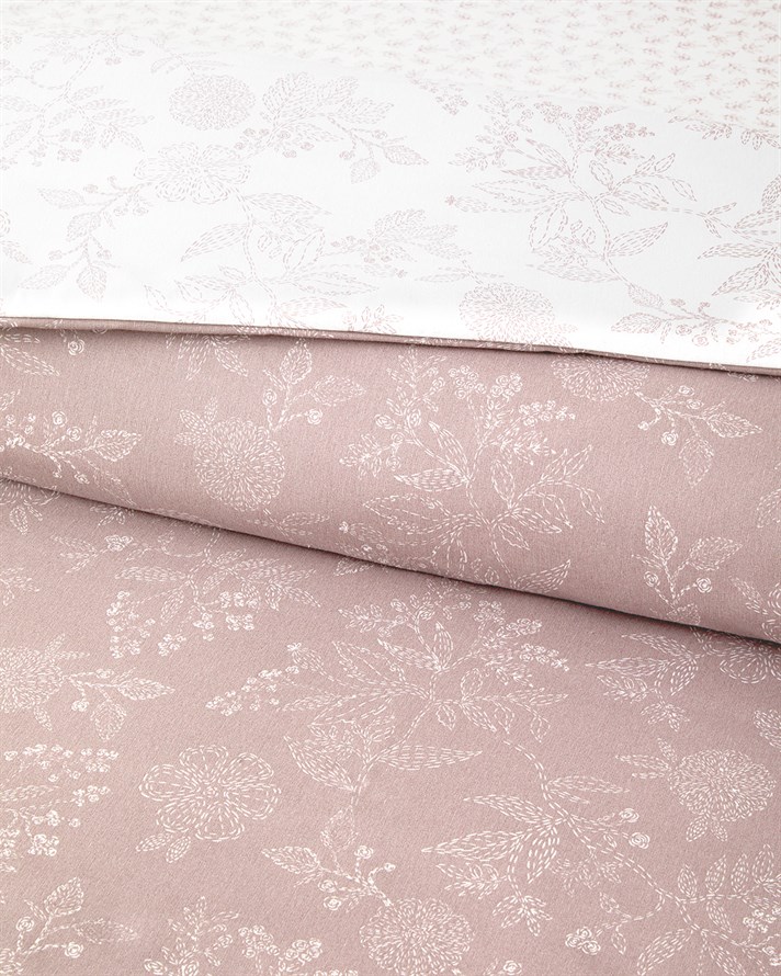 Lilitha Kolay Ütülenir Tek Kişilik Nevresim Takımı 160x220 cm Pudra