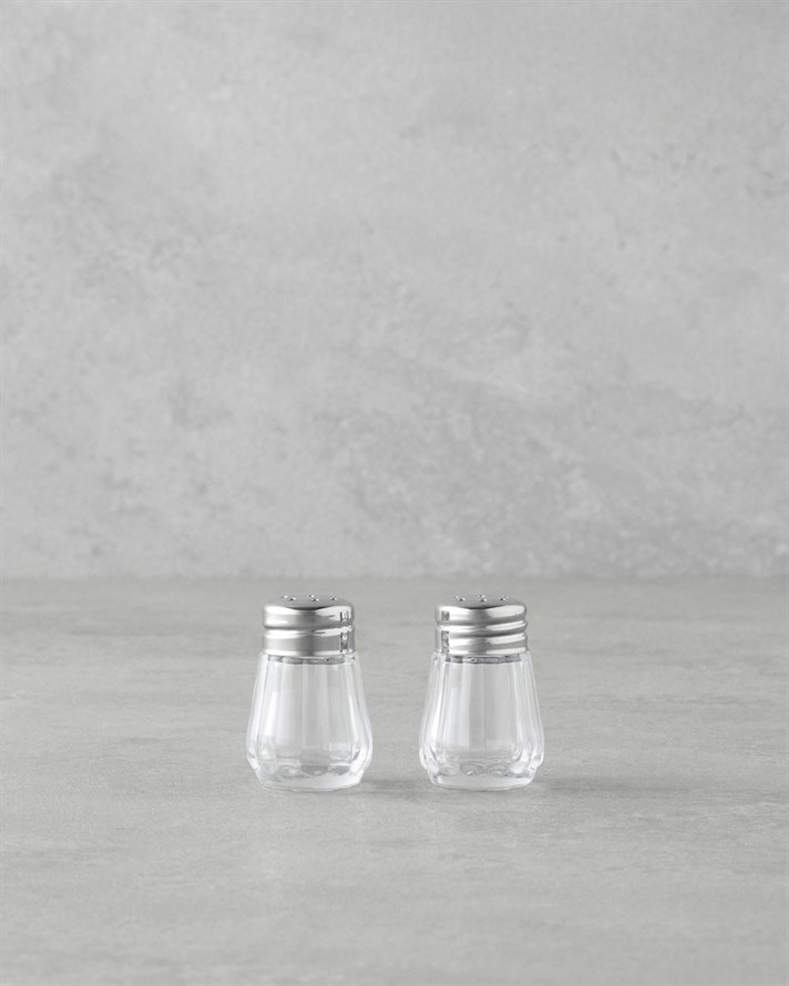 Lilla Cam 2li Tuzluk - Biberlik 4x4 cm Silver