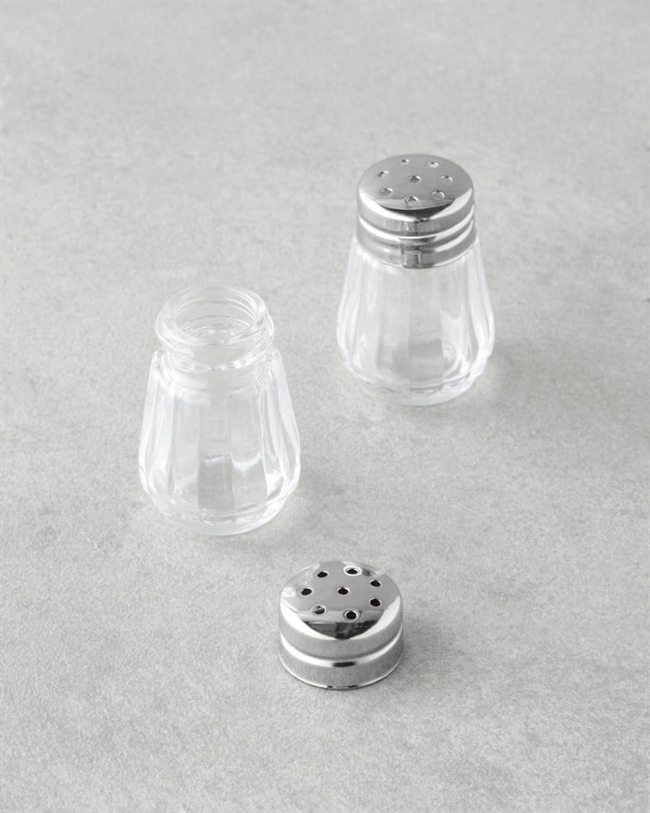 Lilla Cam 2li Tuzluk - Biberlik 4x4 cm Silver