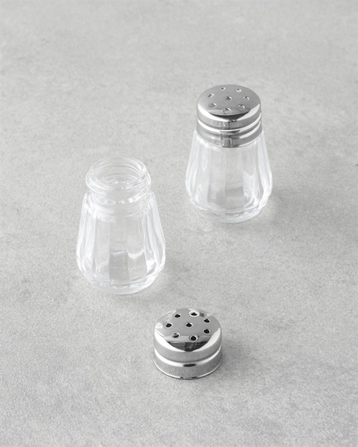 Lilla Cam 2li Tuzluk - Biberlik 4x4 cm Silver