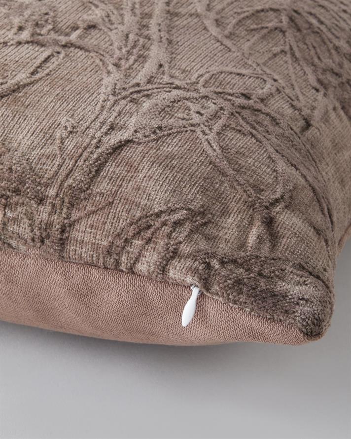 Lily Kırlent Kılıfı 45x45 cm Kahve