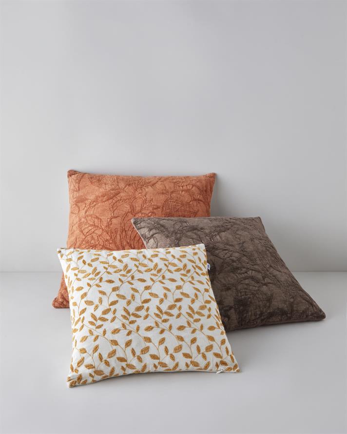 Lily Kırlent Kılıfı 45x45 cm Kahve