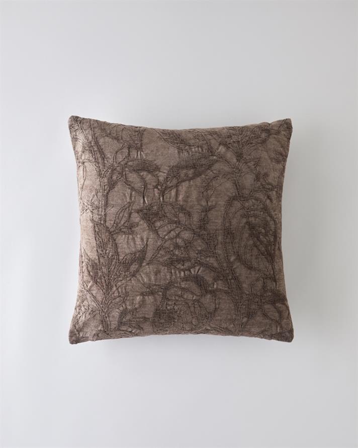 Lily Kırlent Kılıfı 45x45 cm Kahve