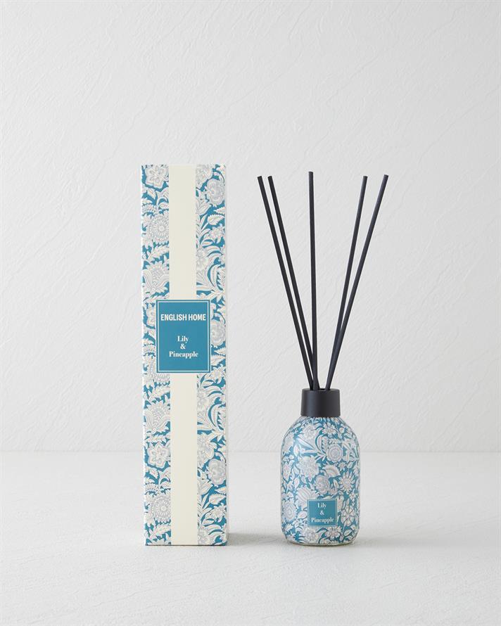 Lily & Pineapple Çubuklu Oda Kokusu 100 ml Mavi