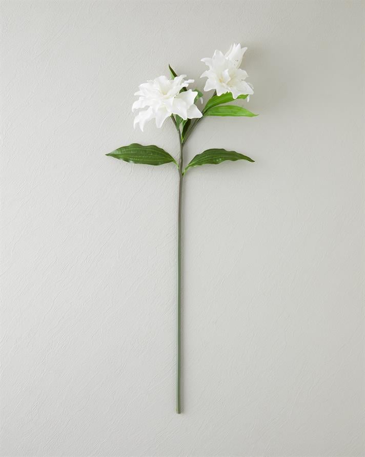 Lily Tek Dal Yapay Çiçek 70 cm Fildişi