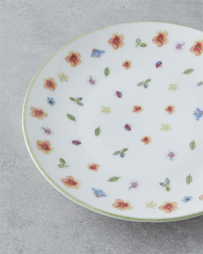 Lilyum Porselen 6lı Pasta Seti 21 cm Renkli