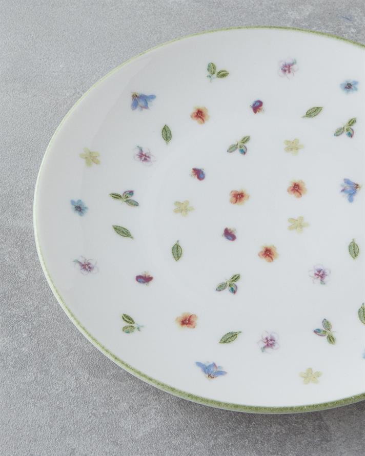 Lilyum Porselen 6lı Pasta Seti 21 cm Renkli