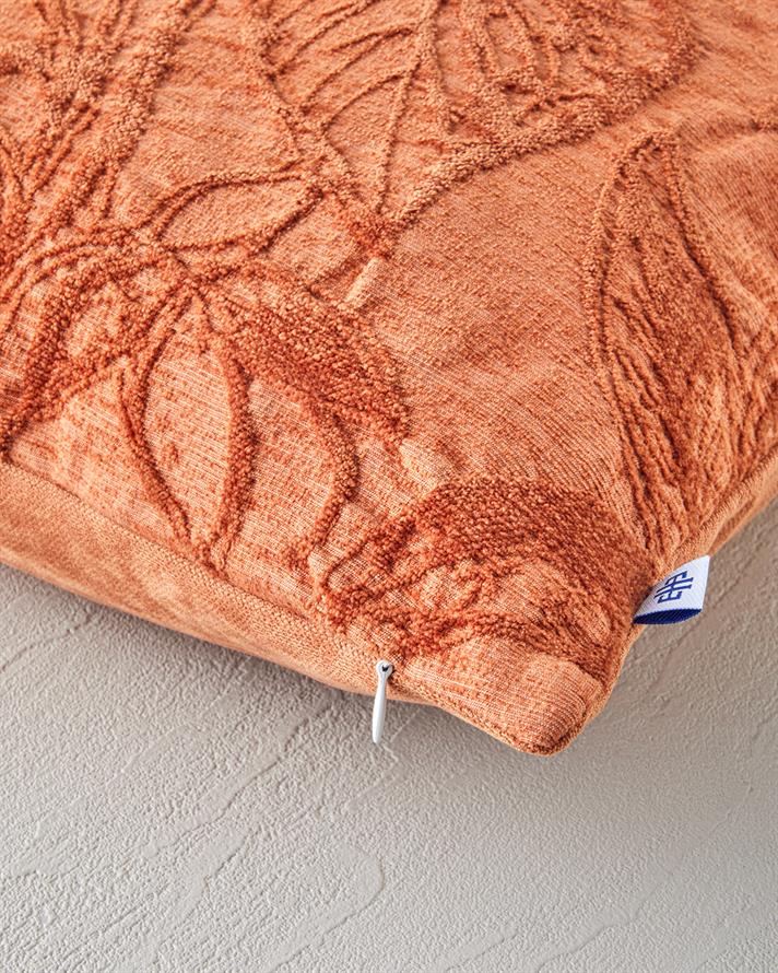 Lilyy Kırlent Kılıfı 45x45 cm Kiremit