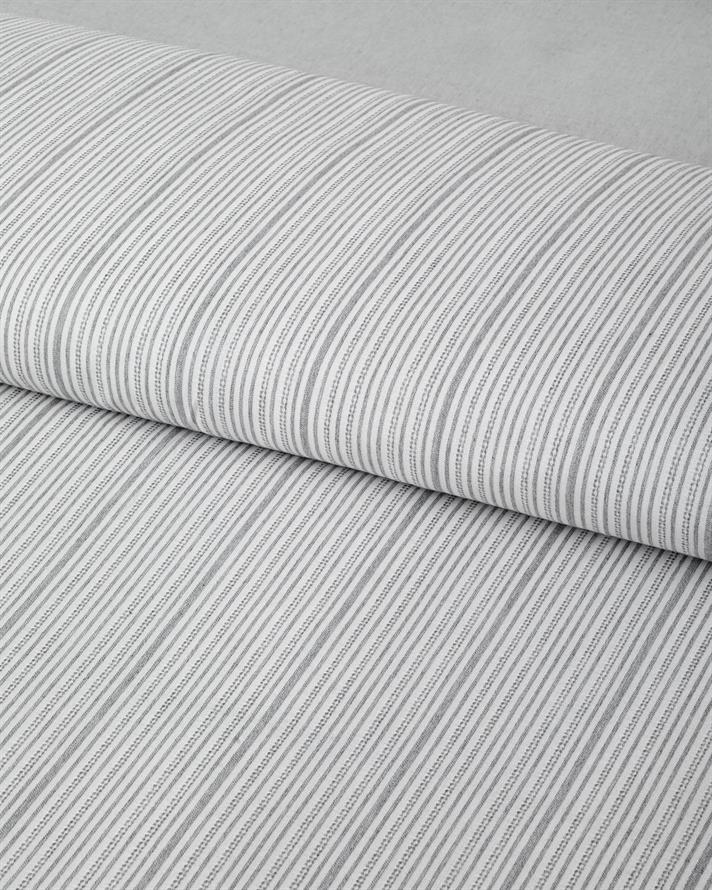 Line Mesh İpliği Boyalı Tek Kişilik Nevresim Takımı 160x220 cm Gri