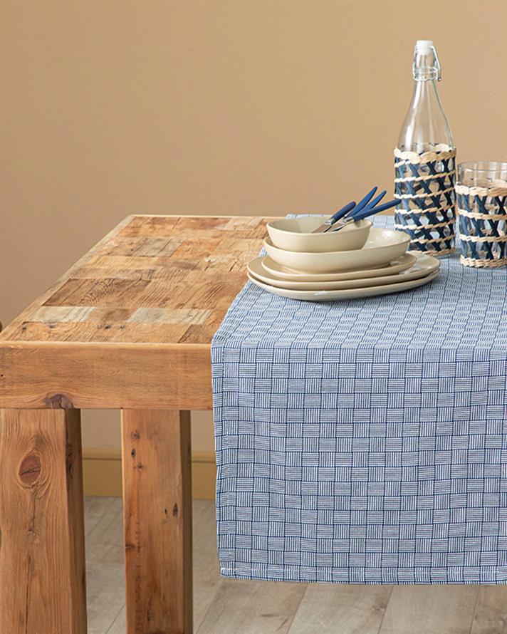 Line Pamuk Runner Lacivert