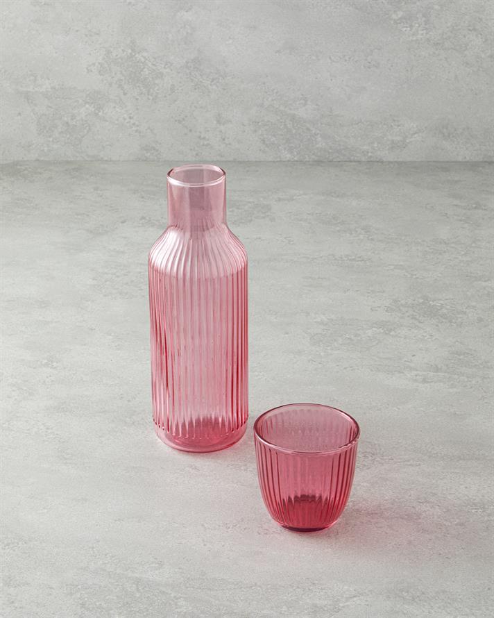 Linea Cam Başucu Sürahi 1000 ml Pembe