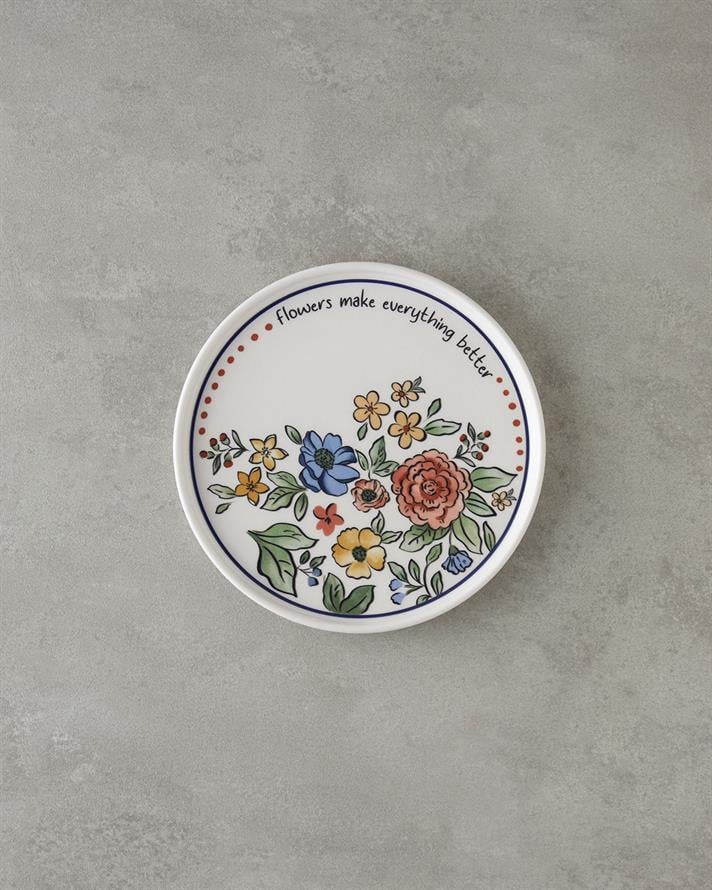 Linea Seramik Kahvaltı Takımı 14 parça 6 kişilik Renkli