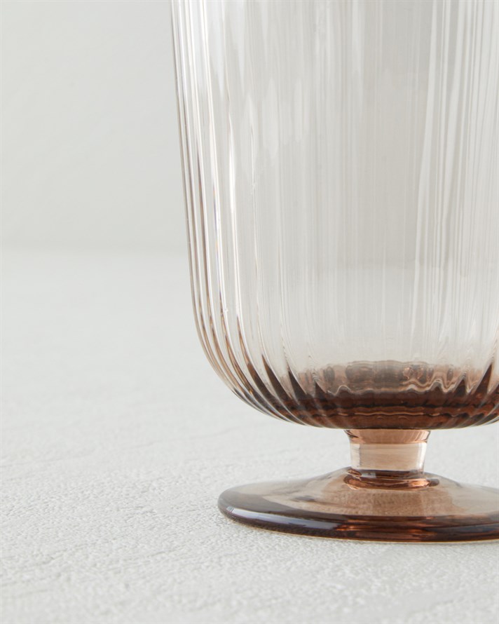 Linera Cam El Yapımı 2’li Cup 300 ml Vizon