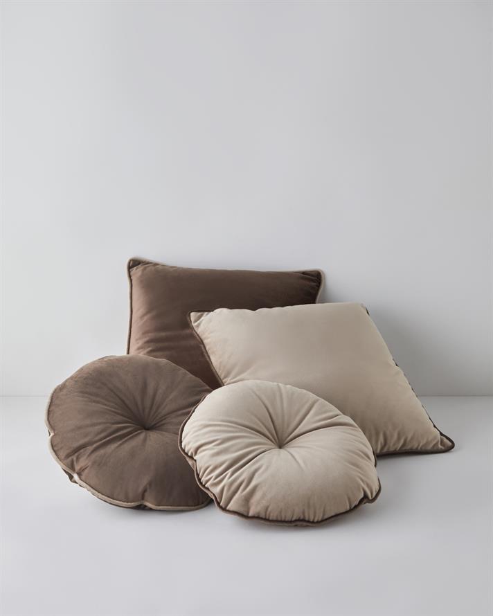 Lineta Dekoratif Kırlent 40x40 cm Kahve