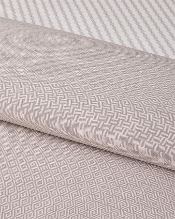 Linework Kolay Ütülenir Tek Kişilik Nevresim Takımı 160x220 cm Açık Mürdüm