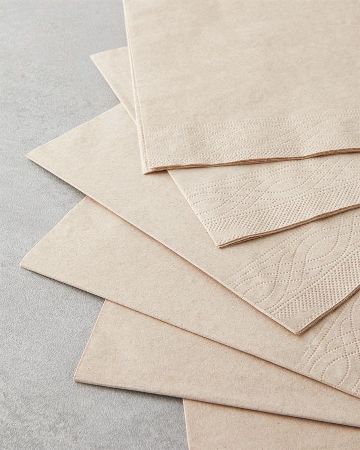 Liore Kağıt 20li Kağıt Peçete 33x33 cm Bej