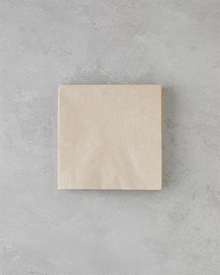 Liore Kağıt 20li Kağıt Peçete 33x33 cm Bej