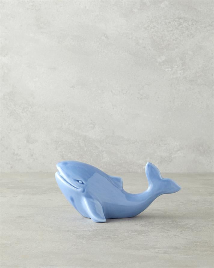 Little Whale Biblo 17,4x9,5x7,8 cm Mavi