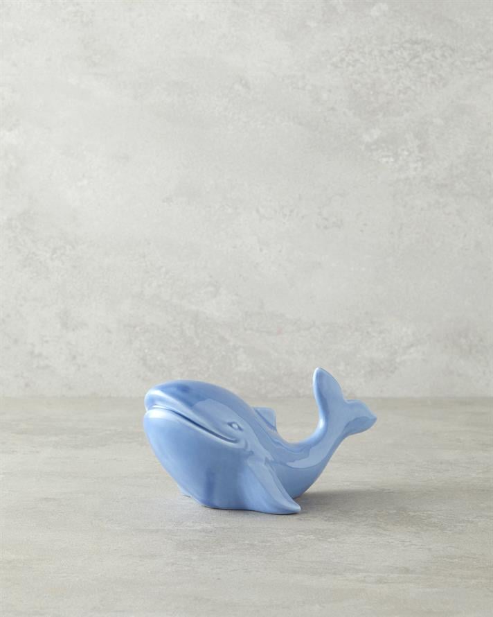 Little Whale Biblo 17,4x9,5x7,8 cm Mavi