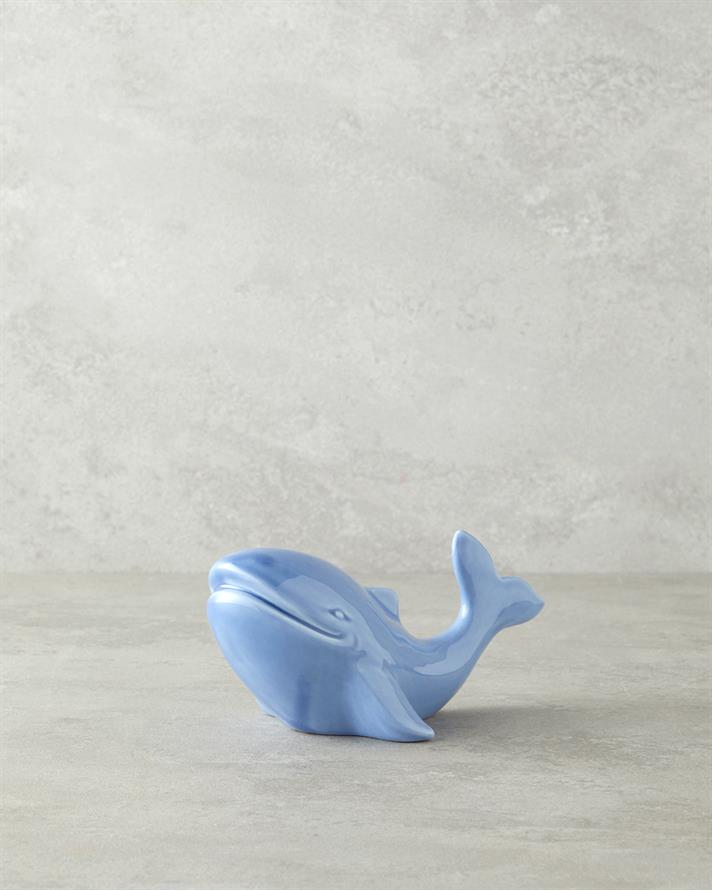Little Whale Biblo 17,4x9,5x7,8 cm Mavi