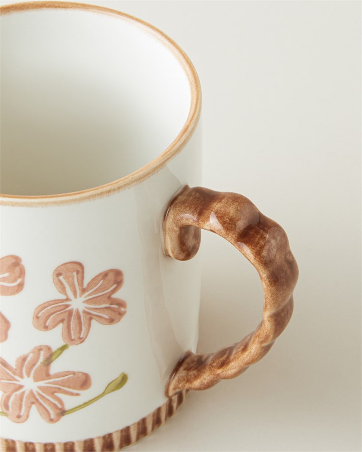 Livy Stoneware Kupa 470 ml Kiremit