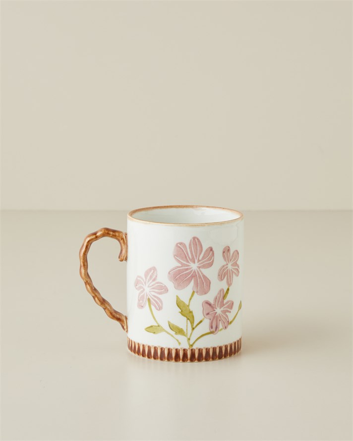 Livy Stoneware Kupa 470 ml Pembe