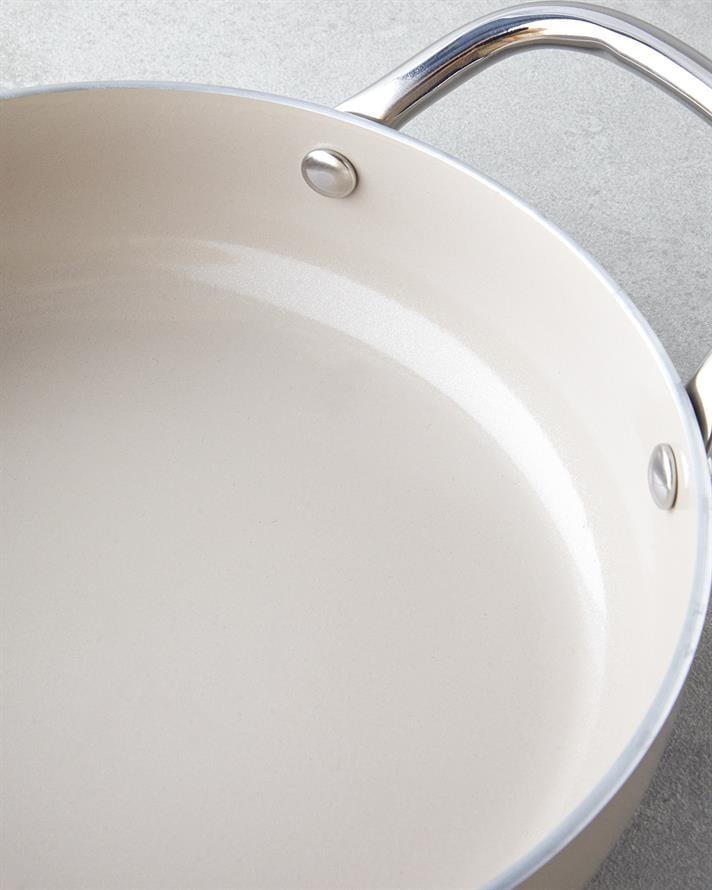 Lizbon CeraWell Seramik Sahan 20 cm Mocha