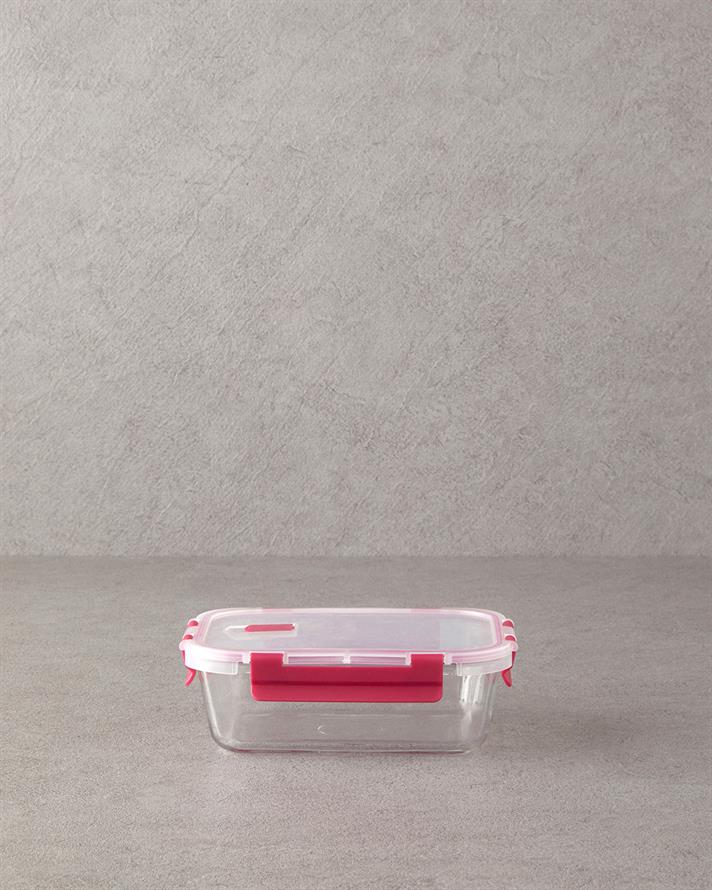 Lock&Fresh Cam Saklama Kabı Pembe