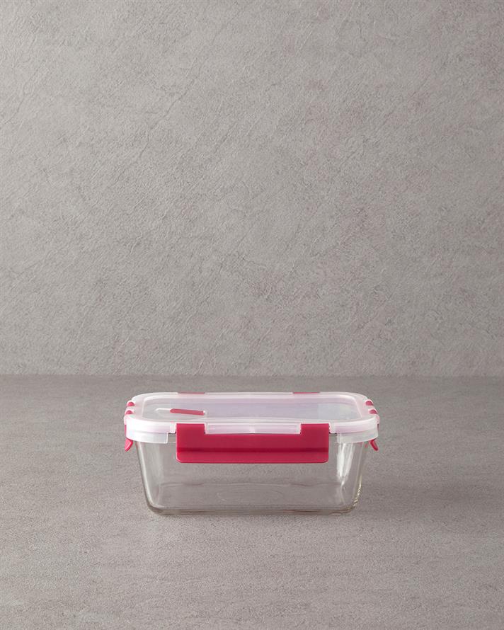 Lock&Fresh Cam Saklama Kabı Pembe