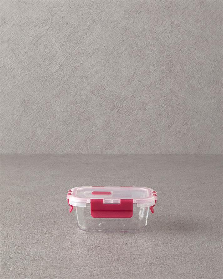 Lock&Fresh Cam Saklama Kabı Pembe