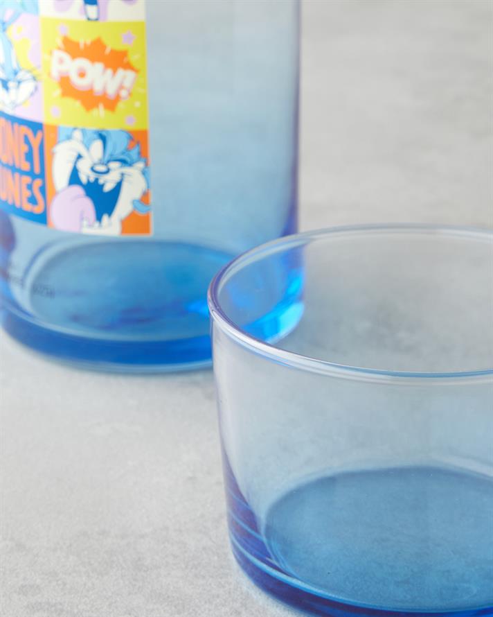 Looney Tunes Cam Lisanslı Başucu Sürahi 700 Ml + 220 Ml Renkli