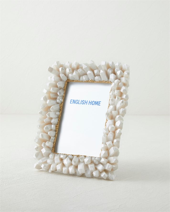 Lorea Reçine Çerçeve 10x15 cm Kırık Beyaz