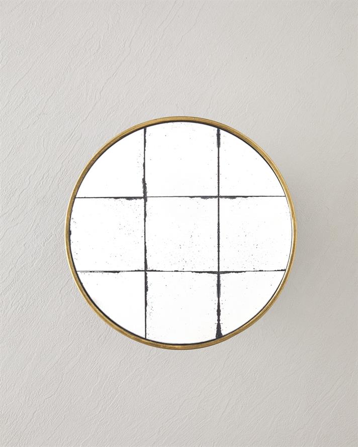 Loretta Dekoratif Tepsi 25x25x15,5 cm Bronz