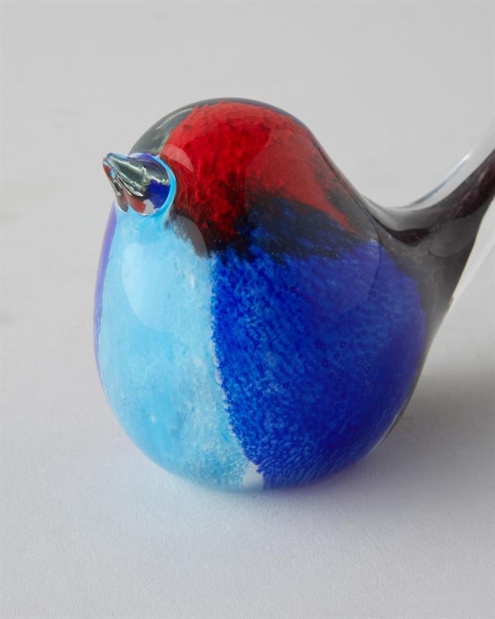 Love Bird Biblo 11x5,5x6,5 cm Mavi