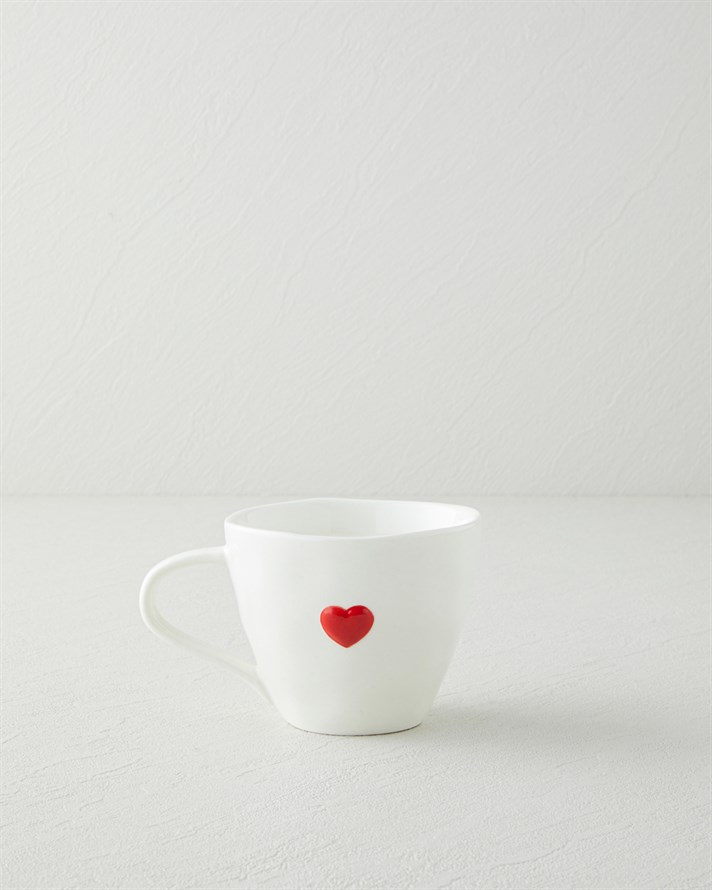 Lovelle Stoneware Kupa 320 ml Kırmızı