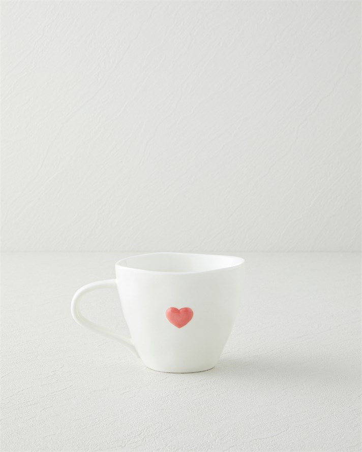 Lovelle Stoneware Kupa 320 ml Pembe