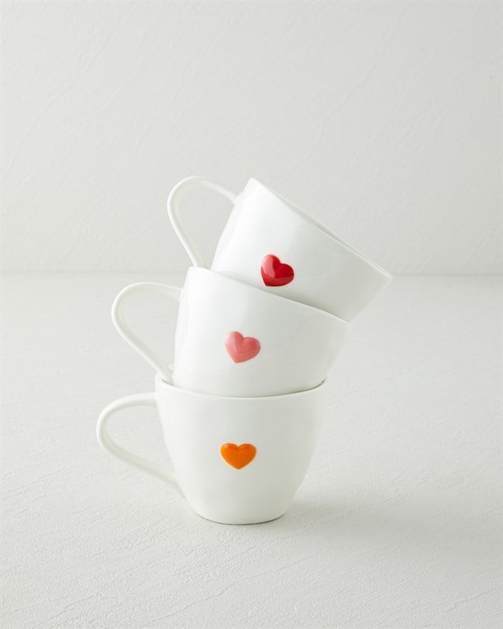 Lovelle Stoneware Kupa 320 ml Turuncu