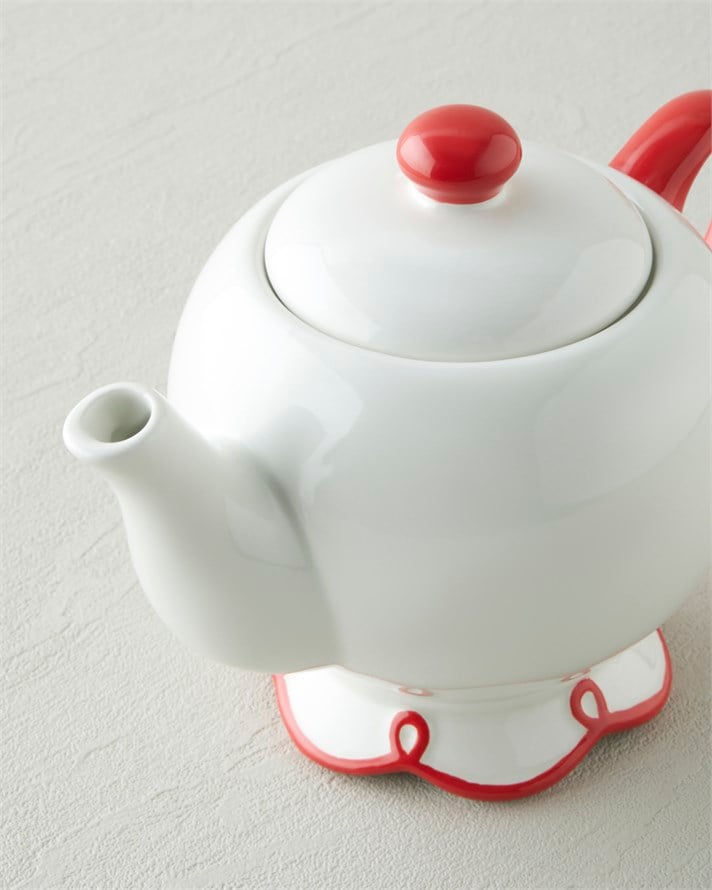 Lovely Loop Dolomite Demlik 785 ml Kırmızı