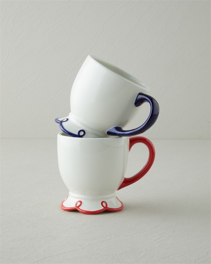Lovely Loop Dolomite Kupa 320 ml Kırmızı