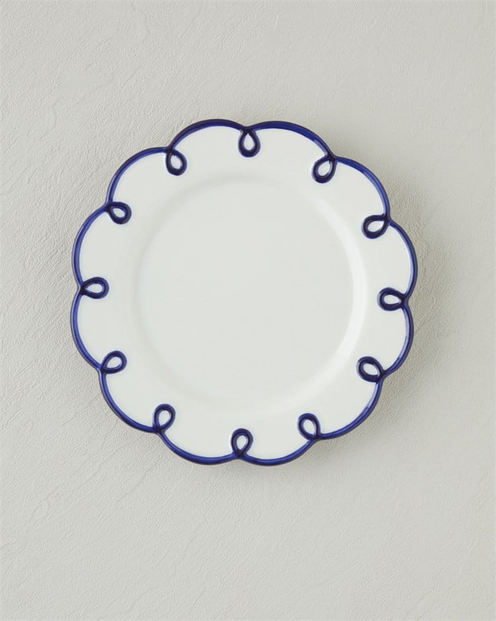 Lovely Loop Dolomite Pasta Tabağı 20,5 cm Lacivert