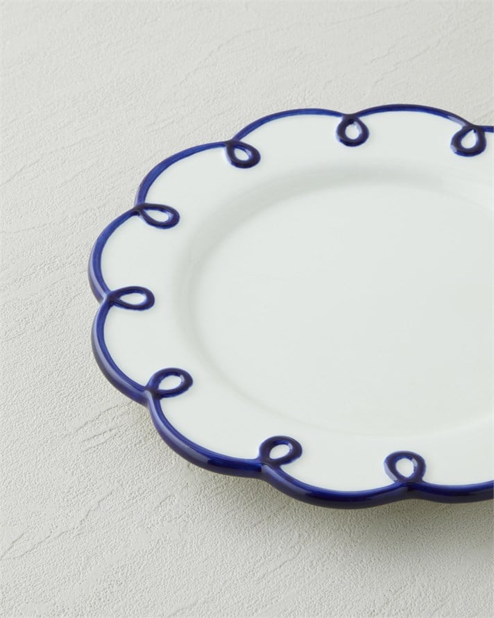 Lovely Loop Dolomite Pasta Tabağı 20,5 cm Lacivert