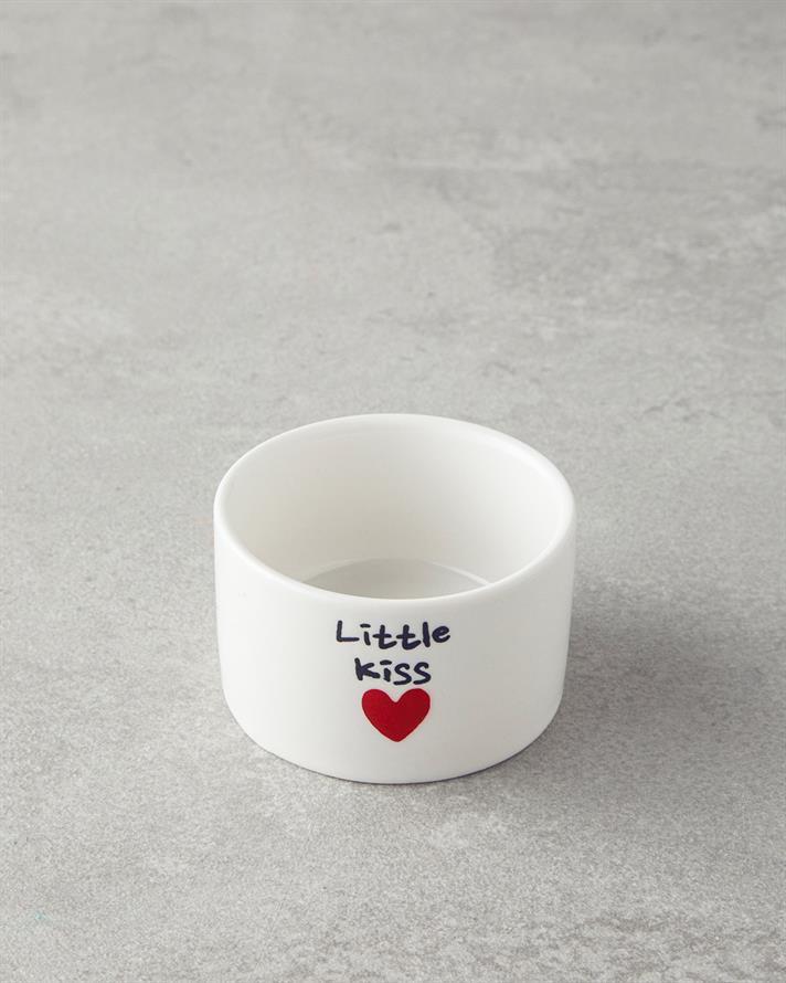 Lovely Stoneware 4lü Çerezlik 6,5 cm Kırmızı