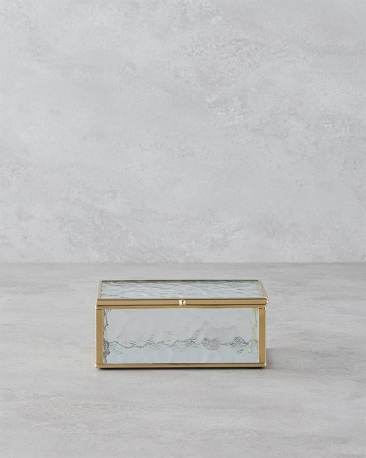 Loya Dekoratif Kutu 15x10x6cm Gold