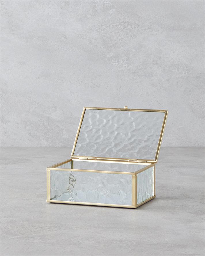 Loya Dekoratif Kutu 15x10x6cm Gold