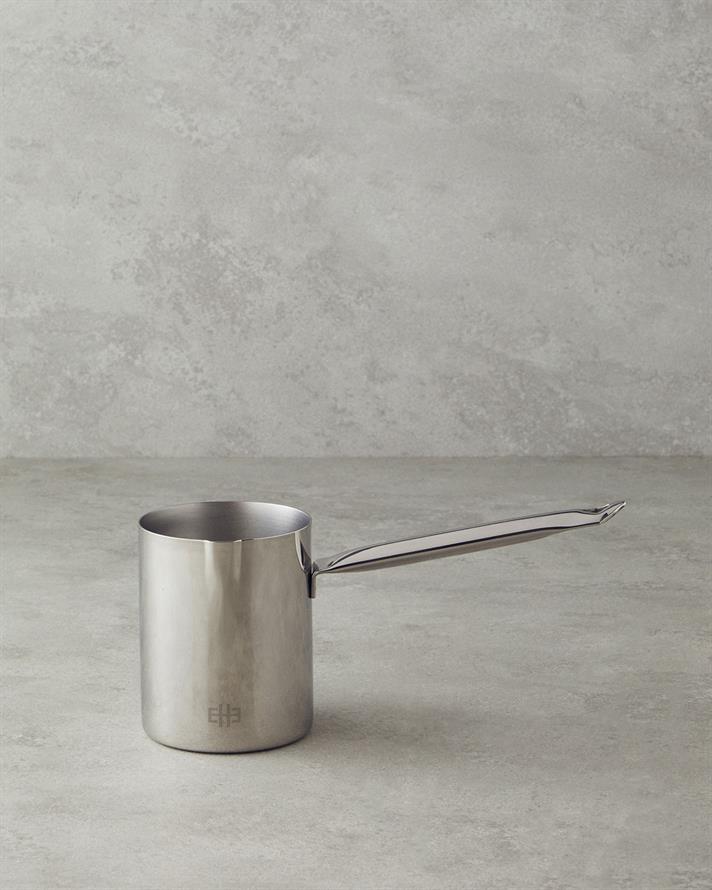 Luca Çelik Cezve Silver