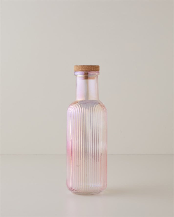 Lucan Cam Şişe 1000 ml Pembe